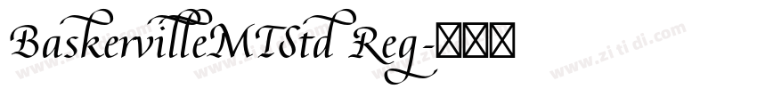 BaskervilleMTStd Reg字体转换